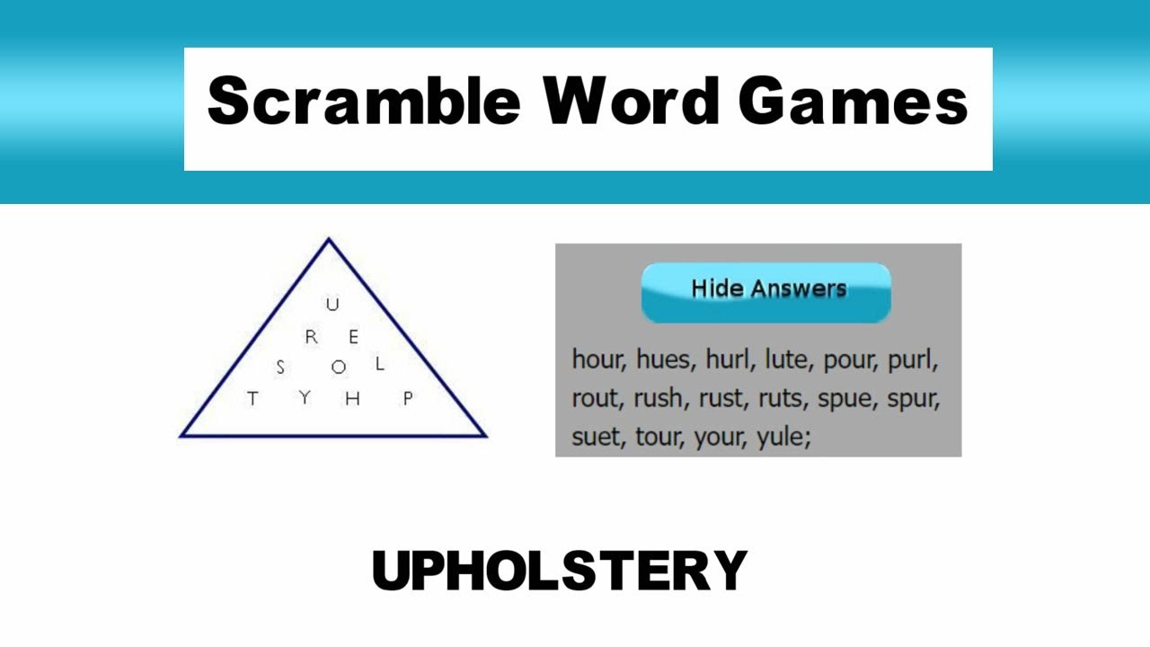 Master Word Games: Unscramble Proboscis & Beyond